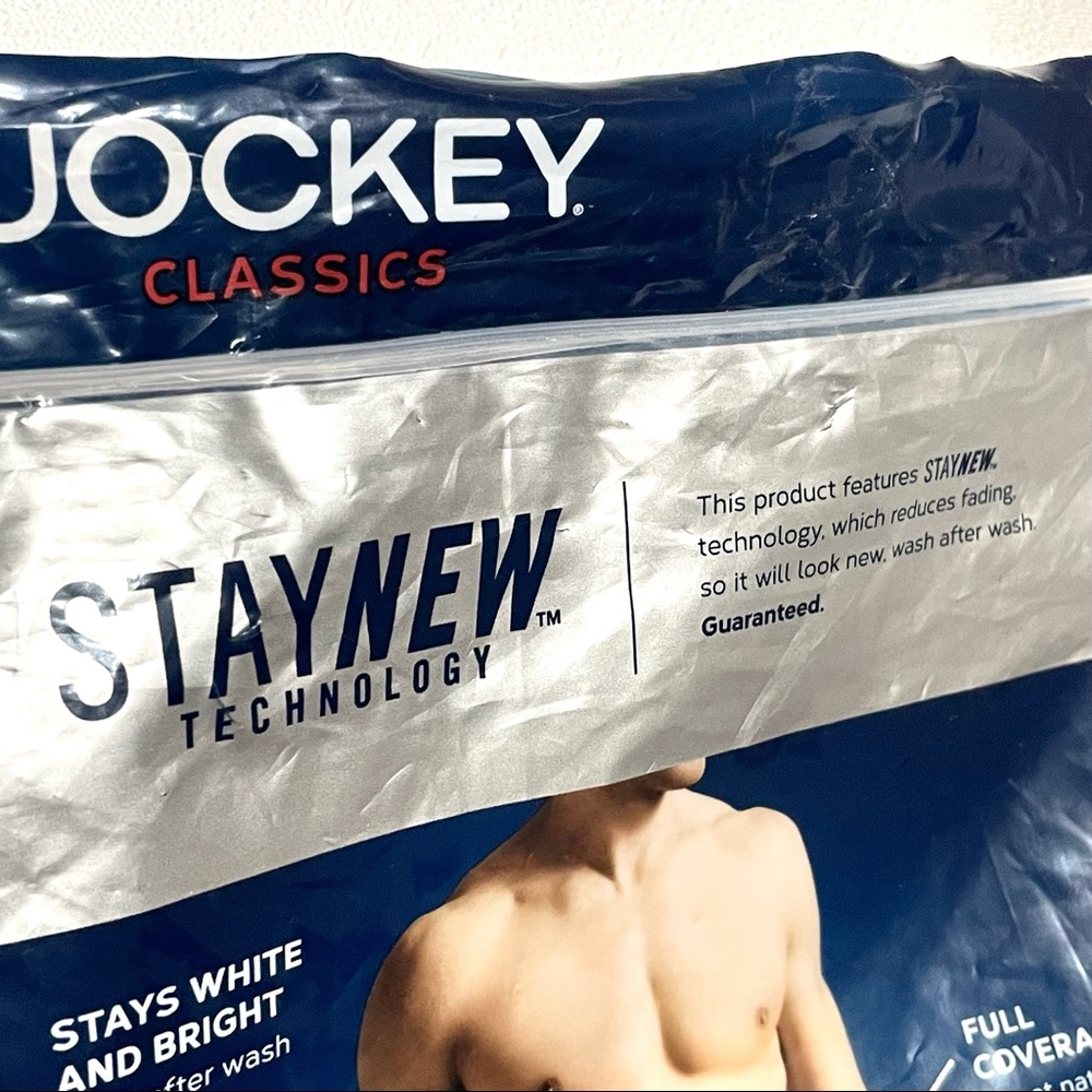 Jockey StayNew Men’s Classic Briefs Cotton Full Rise 4 Pack Size 44 Open Package - Picture 7 of 16